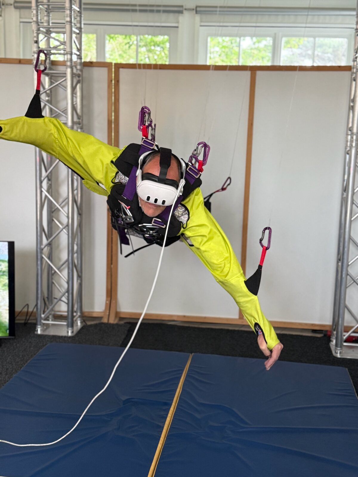 Wingsuit-Simulator im Baltic Wave